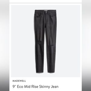 Madewell eco mid rise skinny Jean